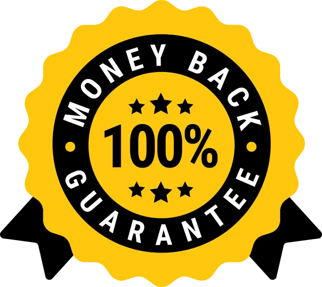 100% Satisfaction 180-Day Money-Back Guarantee